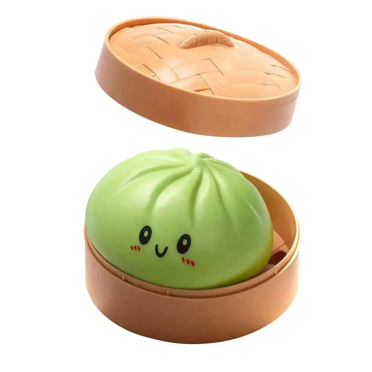green pastel squishy sensory dumpling toy